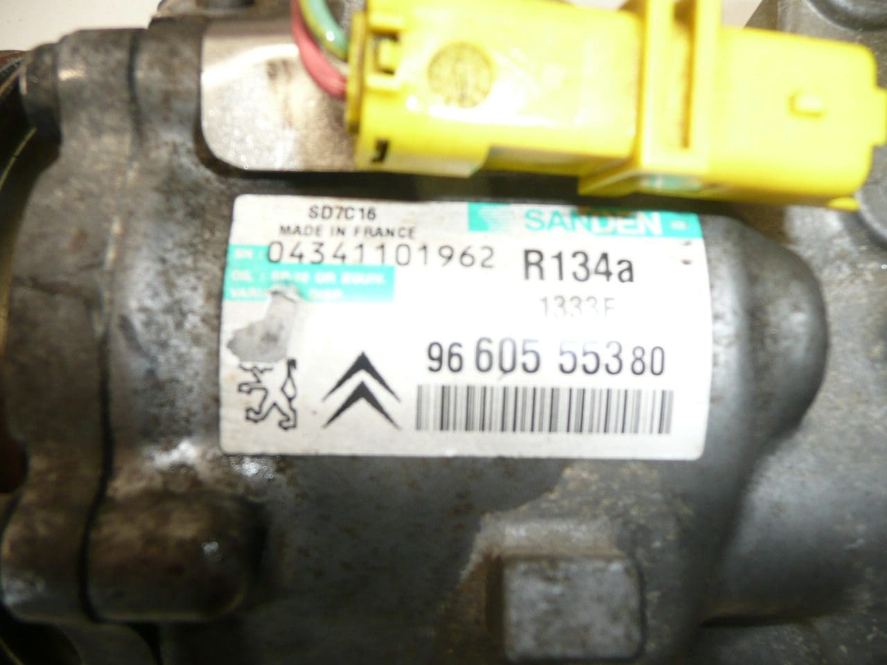 Compresseur de climatisation Sanden SD7C16 1333F 6453XE – Image 2