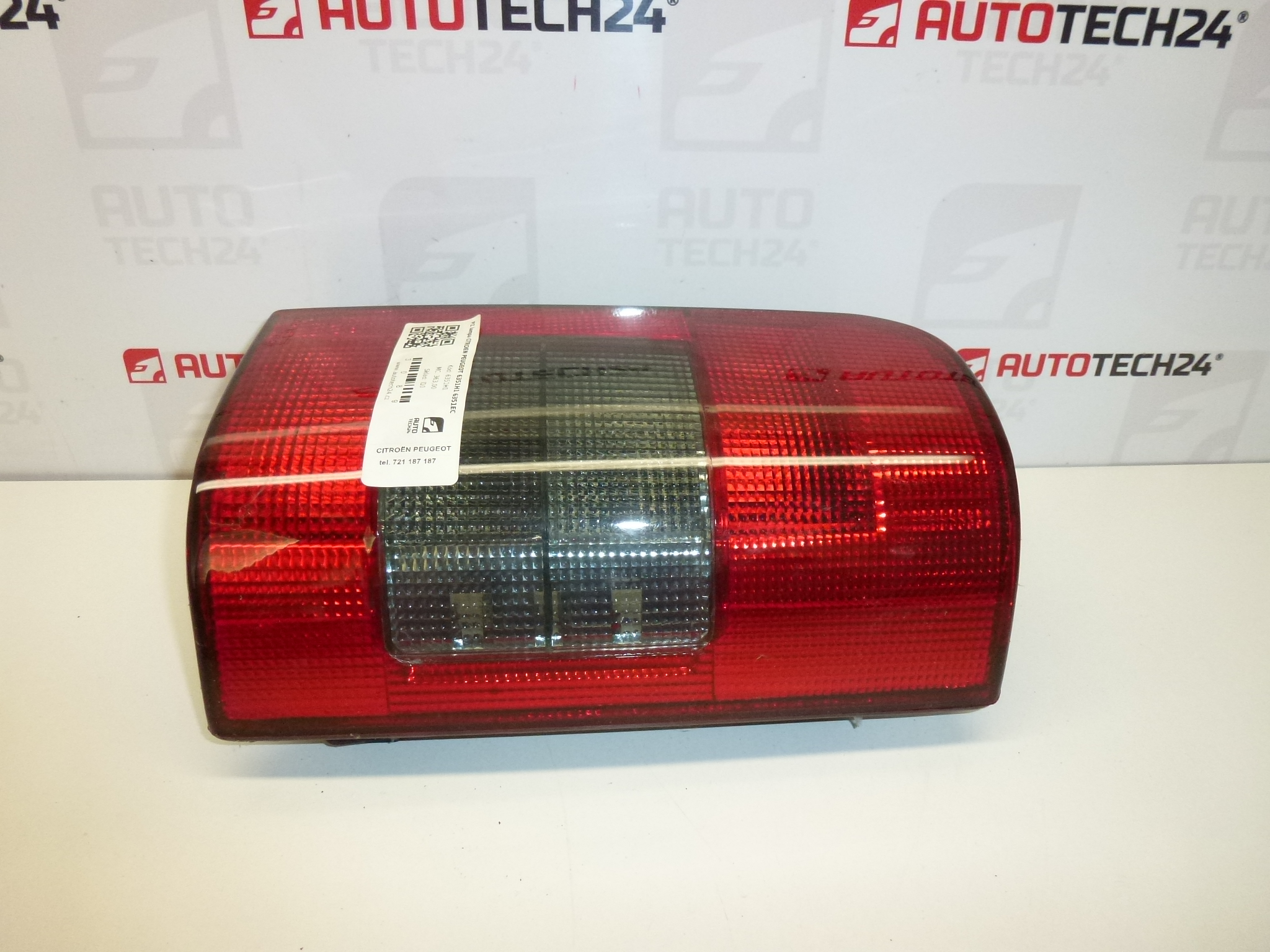 Feu arrière droit Citroën Berlingo Peugeot Partner 6351H1 6351EC – Image 2