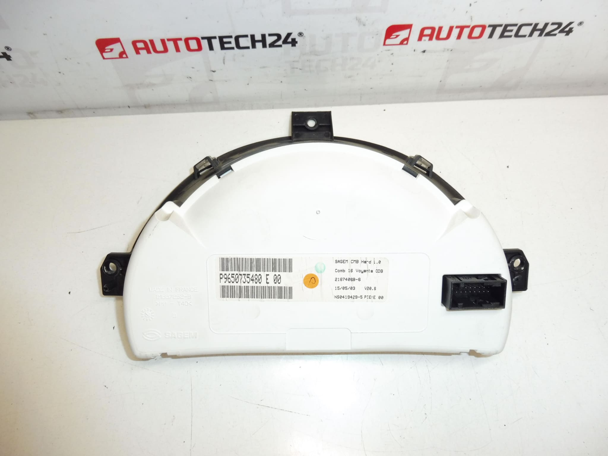 Compteur de vitesse Citroën C2 C3 125000 km 9650735480 E 00 – Image 2